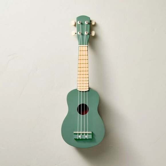 Toy Ukulele - Green Wooden Instrument for Kids - Hearth & Hand Magnolia 2025 - Picture 1 of 5
